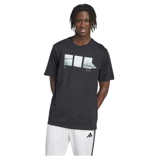 Adidas Ανδρική κοντομάνικη μπλούζα Lens Power of Three Graphic Tee